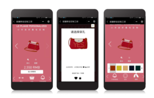 longchamp mini-program funzioni di WeChat