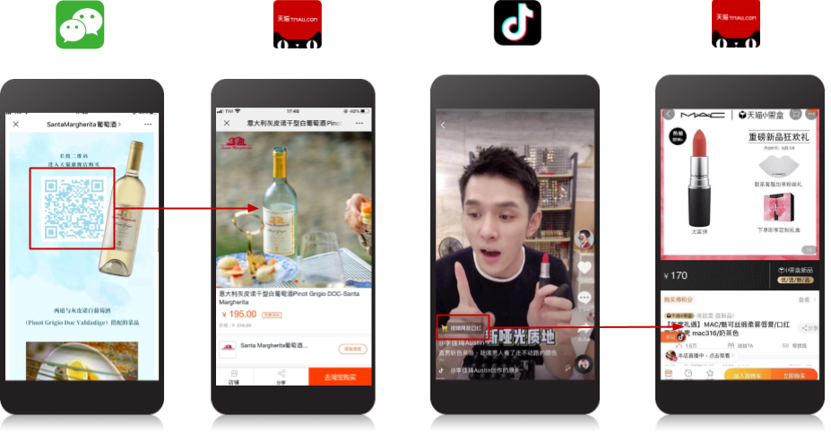 Tmall WeChat Douyin