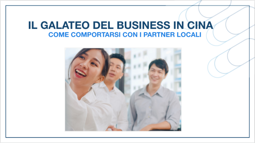 Galateo Business Cina