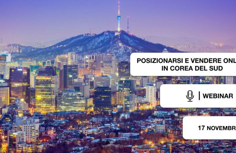 Webinar sul mercato coreano