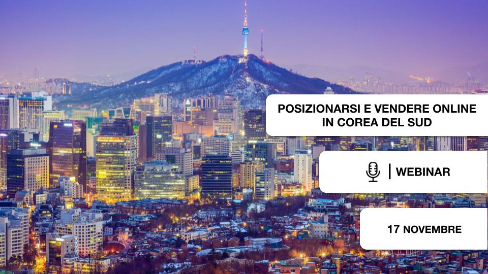 Webinar sul mercato coreano